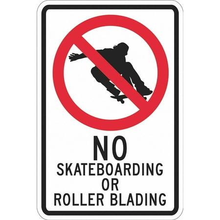 

Lyle Rflctv No Skateboards Sign 18x12in Alum T1-1239-DG_12x18 T1-1239-DG_12x18 ZO-G5169917
