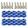 thumbnail image 1 of GFDYREE 20Pcs Bumper Fender Washers Engine Bay Dress Up Bolts Fasteners M6 JDM Fender Washer Kit-Blue, 1 of 4