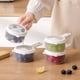 thumbnail image 5 of Caja Portátil para Limpiar Arándanos Qazbgdl con Asa | Cesta Coladora de 3 Capas para Frutas y Verduras | Polipropileno Apto para Uso Alimentario | Escurridor de Ensaladas de Cocina | Paquete de 1, 5 of 7