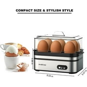 Evoloop Plastic 6-Egg Cooker Electric Egg Poacher