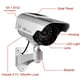 thumbnail image 4 of Cámara de seguridad falsa en exteriores - Cúpula simulada alimentada por energía solar con LED rojo intermitente, ABS resistente a la intemperie para vigilancia en hogares y negocios, 4 of 8