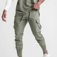thumbnail image 2 of SOOMLON Jogger Pants for Men Casual Pants Comfy Pants Sports Pants Fitness Leggings Sweatpants Green XL, 2 of 6