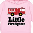 thumbnail image 3 of Inktastic Little Firefighter Fire Engine Toddler Hoodie, 3 of 4