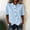 Light Blue, variant on IUYRTFE Women's Short Sleeve Asymmetrical Button Down Shirt Collared Linen Feel Summer Casual Blouse with Irregular Hem