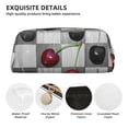 thumbnail image 4 of Uemuo Cherries laid Printed Leather Pencil Case, Pencil Pouch, Portable Pencil Bag, Pen Case for& Office, 4 of 7