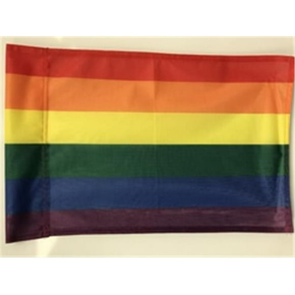 Rainbow Flag 12x18 Garden Style