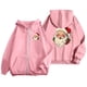 thumbnail image 4 of WILLBEST Sudadera de Mujer Ladies' Christmas Printed Zipper Long Sleeved Pocket Drawstring Casual Hooded Sweatshirt 1711 Mediana, 4 of 8