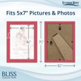thumbnail image 2 of Icona Bay 5x7 Red Picture Frame, 1 Pack, Bliss Tabletop Frames, 2 of 7