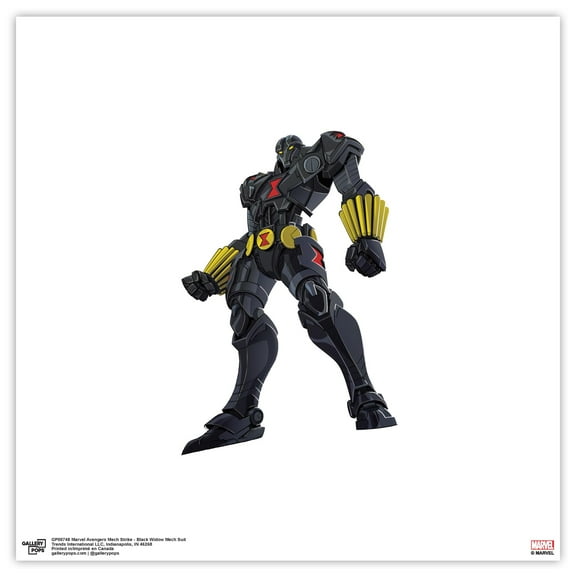Gallery Pops Marvel Avengers Mech Strike - Black Widow Mech Suit Wall Art, Unframed Version, 12" x 12"