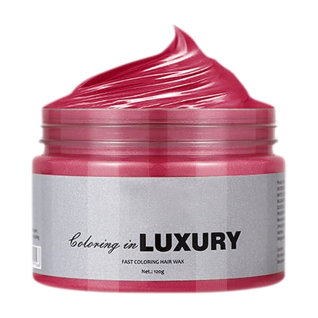 Buy 2 Get 3 Cera para el Cabello Color Cera para el Cabello Temporal Coloración de Peinado Natural para Hombres Mujeres Fiesta Cosplay 120 g Gentle Formula Conditioning Easy Application Long-Lasting