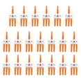 thumbnail image 1 of 20 conectores de cable SPL, 1 entrada, 3 salidas, divisor de presión, bloque de terminales de conductor tipo T (naranja), 1 of 14