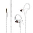 thumbnail image 2 of 3.5mm Sport Earhook Earphone Running Headphone HiFi Stereo Bass Headset with Mic,White, 2 of 8
