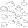 thumbnail image 3 of Cadorn 12 - Piece Christmas Cookie Cutter Set, Stainless Steel Biscuit Molds with Festive Patterns, DIY Baking Tools for Cookies, Cakes & Fruits, 3 of 9