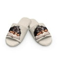thumbnail image 2 of POLERO Slippers for Women Indoor Cute Dachshund Book Print House Slippers Open Toe Design Lightweight Sole Bedroom Shoes, Size 10.5-11.5, 2 of 7