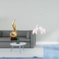 thumbnail image 2 of Dualoai Modern Resin Flame Elephant Figurine Sculpture Abstract Art Ornament Unique Tabletop Decoration for Living Room Cabinet Office Bedroom Entrance Keepsake, 2 of 8