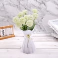 thumbnail image 3 of 1PCS Cream Real Touch Hydrangea Artificial Flowers Bouquets,13.78" Mint Green Lifelike Silk Fake Hydrangea with Stems,Faux Floral Arrangements for Home Wedding Party Table Centerpieces Decoration, 3 of 5