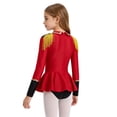 thumbnail image 3 of iiniim Girls Ringmaster Circus Show Long Sleeve Tassel Cap Tailcoat Gymnastics Leotard with Bowknot Red 4, 3 of 7