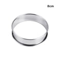 thumbnail image 4 of Naiovety Anillo de Pizza portátil reutilizable espejo pulido hogar cocina panadería restaurante hornear pastel Mousse molde Accesorios Cocina y Comedor 8cm, 4 of 6