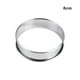 thumbnail image 5 of Matsuzay Anillo de Pizza de acero inoxidable, repuesto portátil reutilizable para el hogar, cocina, restaurante, molde para hornear pasteles y Cocina y Comedor 8cm Matsuzay HA081649-01, 5 of 6