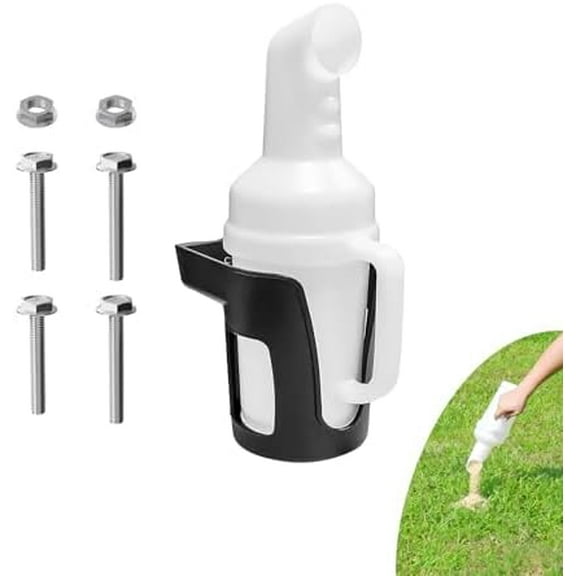 Universal Golf Cart Sand Bottle, Golf Cart Divot Filler Sand Bottle with Rattle Proof Holder Suitable for Yamaha, EZGO and Club Car Golf Carts, Large Capacity Golf Sand Bottle$$