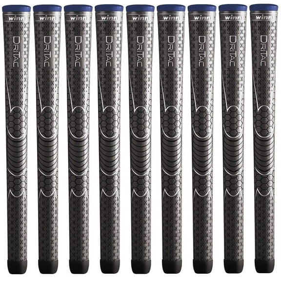 Winn Dri-Tac AVS 6DT-DG Soft Midsize Golf Grips - 10 Piece Performance Set
