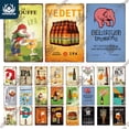 thumbnail image 2 of Cartel de hojalata de cerveza de Bélgica de Putuo Decor, letrero de hojalata vintage, placa de metal decorativa para pub, bar, cueva de hombre, club, decoración de pared, 2 of 5