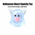 thumbnail image 2 of Halloween Ghost Squishy Toy with Cute Kawaii Design, Light Blue, for Kids Party Favors, Sensory Relaxation Toy, 2 of 3