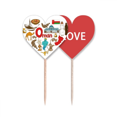 thumbnail image 1 of Oman Love Heart Landscap National Flag Toothpick Flag LOVE Heart Lable Cupcake Pick, 1 of 4