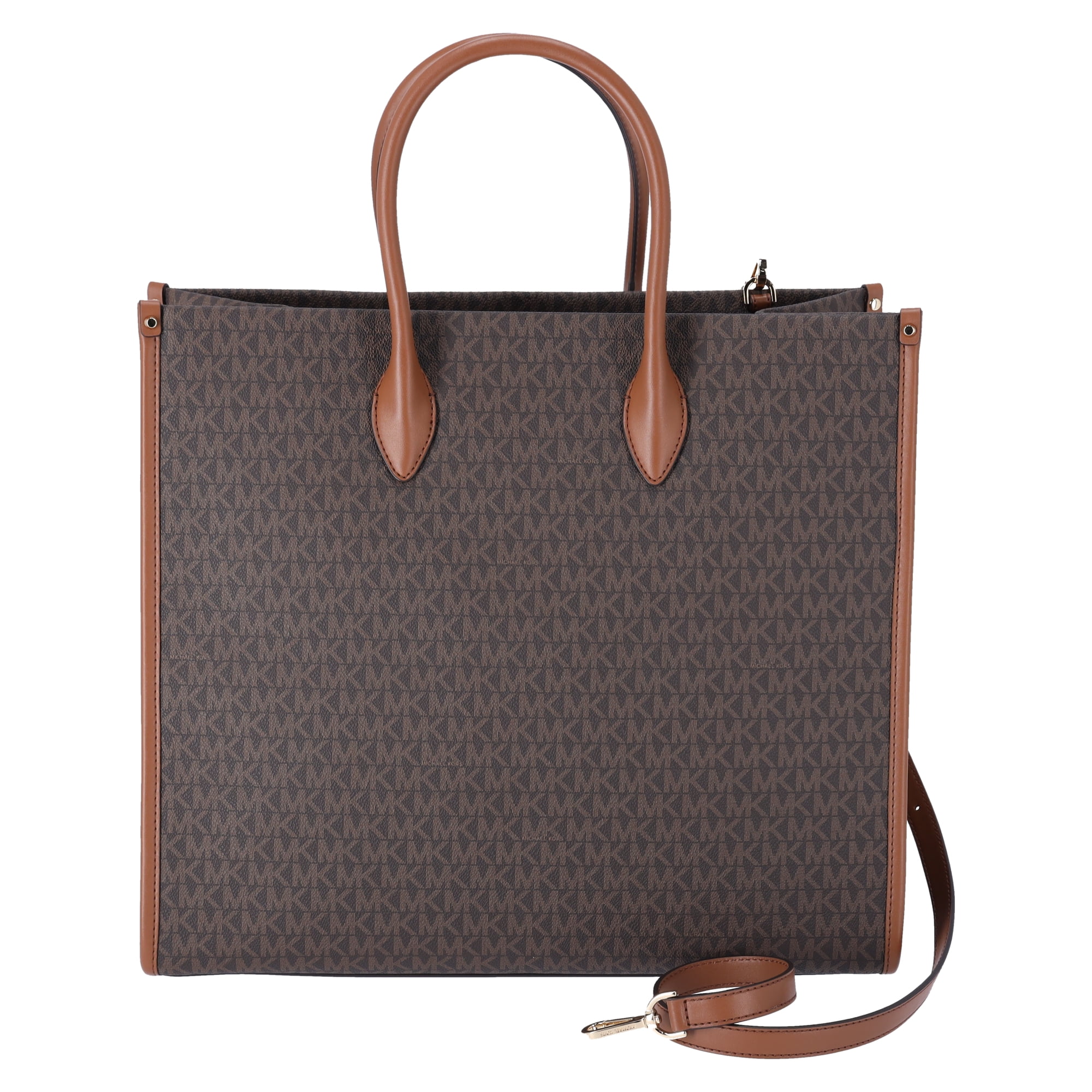 Michael Kors Mirella Large Brown PVC North South Tote