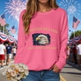 thumbnail image 2 of Leey-World Flag Vintage 250 Years American 1776 2026 250th USA Birthday T-Shirt 4th Of July Shirt for Women(Hot Pink,L), 2 of 9