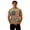 Khaki, variant on Men's 4th of July American Flag Tops USA Patriotic Graphic Short Sleeve Crew Neck Casual Tops for Summer Wear
