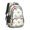 Butterfly and Star, variant on Butterfly and Blue Purple Pattern Cute School Backpack Bag with Padded Back and Adjustable Shoulder Straps 16.9 X 12.6 X 5.9 Inches