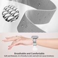 thumbnail image 3 of Milanese Band for Apple Watch Series 10 Ultra 9 8 7 SE 6 5 4 3 2 1 46mm 49mm 45mm 44mm 42mm Magnetic, 3 of 5