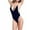 Black, variant on Wyobmus One Piece Swimsuits for Women Deep V Neck Bathing Suits Backless Cheeky Swimwear Semi Thong Bikini Blue