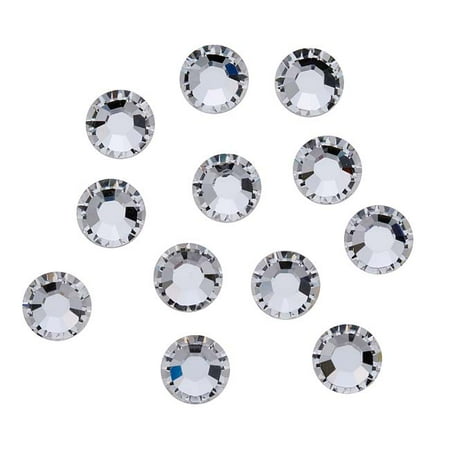 Swarovski Crystal, Round Flatback Rhinestone SS34 7mm, 12 Pieces, Crystal