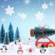 thumbnail image 5 of Uds. Pingüino de resina de invierno oso Polar copos de nieve figurita en miniatura juguete Mini figuritas de Navidad para DIY jardín decoración de Navidad adornos kaili Sencillez, 5 of 5