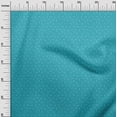 thumbnail image 3 of oneOone Polyester Spandex Aqua Blue Fabric Leaf Dress Material Fabric Print Fabric By The Yard 56 Inch Wide, 3 of 5