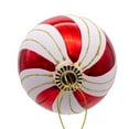thumbnail image 3 of Kurt Adler 80MM Gold, Red and White Glass Ball Ornaments, 6 Piece Set, 3 of 4