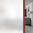 thumbnail image 1 of WPCTEV Película de privacidad para ventana, adhesivo estático no adhesivo para seguridad en el hogar, oficina, efecto de vidrio opaco decorativo, anti-UV, fácil eliminación, sin residuos, blanco, 17,7, 1 of 1