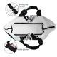 thumbnail image 4 of Balery Vintage Black white Plant skull Bolsa Tote Estilo Estético con Cremalleras, Bolsa de Hombro, Bolsa de Compras Grande y Plegable, 4 of 8