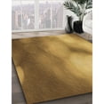 thumbnail image 3 of Ahgly Company Tapis Rond Lavable en Machine Intérieur Transitionnel Brun Selle, 5 Pieds Rond, 3 of 7