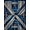 Blue, Pattern 3, variant on ODIKA 4' x 6' Machine Washable Non-Slip Area Rug, graphic print High Traffic Rug, Blue, 1314607