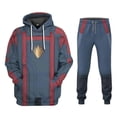thumbnail image 3 of Guardians of the Galaxy Cosplay Men's Hoodie Jumpsuit Costume with Pants, 26s, 3 of 5
