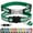 Green, variant on Pet Artist Reflective Personalized Cat Kitten Collar Custom Name Tag Safety Quick Release