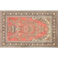 thumbnail image 1 of Ahgly Company Machine Washable Indoor Rectangle Traditional Brown Area Rugs, 4' x 6', 1 of 7