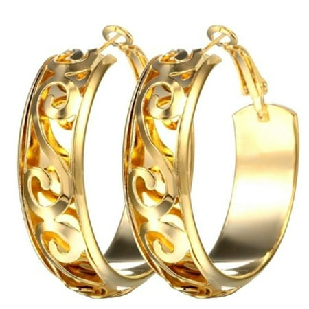 Wholesale Fashion Earrings - AkoaDa Diameter Wide Alloy Punk Earrings Fashion Jewelry Statement Earrings For Women Brincos Wholesale Gift