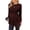 Caramel Dark Brown, variant on Women's Maternity Shirts Long Sleeve Pregnancy Tops Casual Ribbed Knit Winter Pregnant Blouses