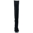 thumbnail image 2 of MARC FISHER Womens Black Comfort Stretch Renn Round Toe Block Heel Zip-Up Heeled Boots 6.5 M, 2 of 4