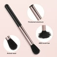 thumbnail image 4 of Unique Bargains Makeup Brush Set Professional Quality Makeup Brushes Soft Bristles MakeUp Brushes with Mirror Black 7 Pcs, 4 of 6
