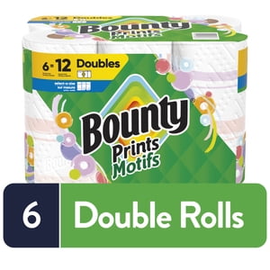 Bounty Essentials Paper Towels, Select-A-Size, 6 Double Rolls